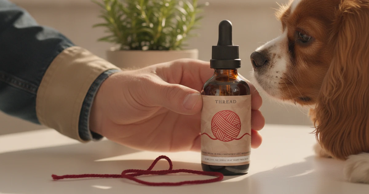 Hemp for Dogs Before Nail Trim