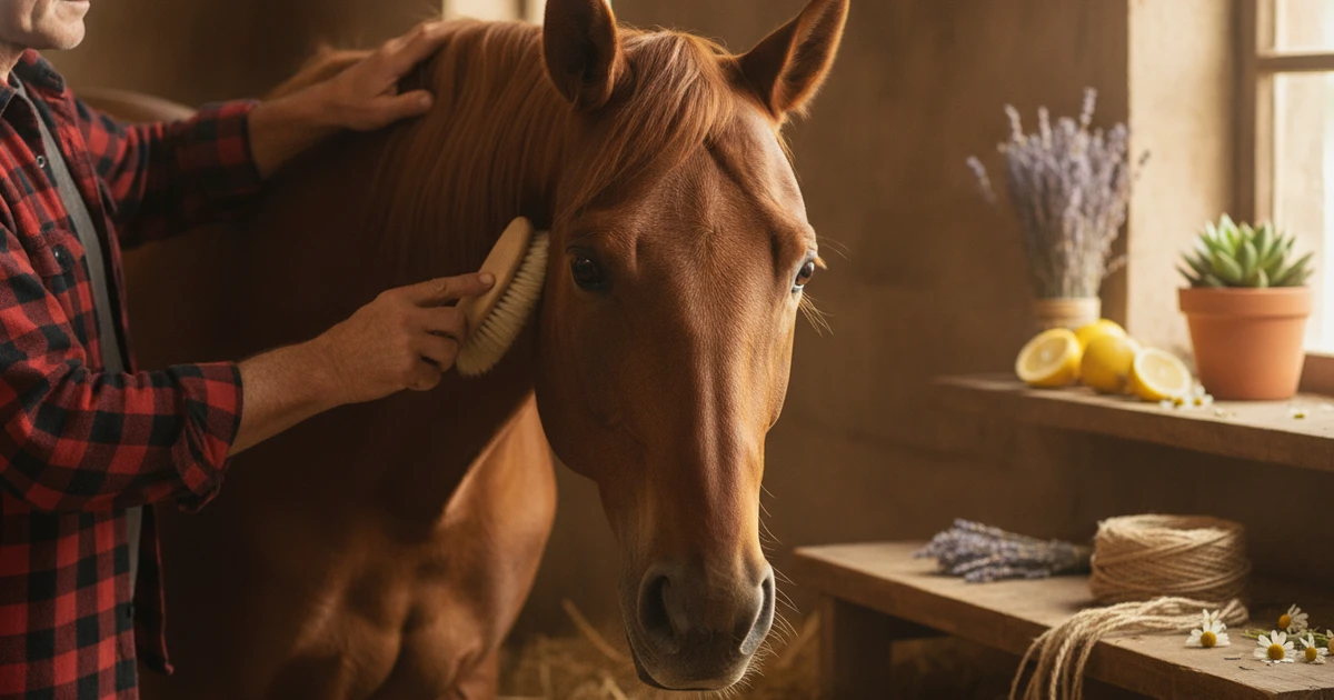 Thread hemp for horses